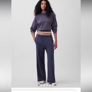 GAP vintage soft wide leg sweat set tapestry navy blue